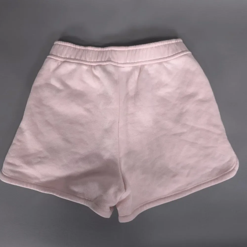 TRUCKER + TATE‎ Girls Pink Short Strawberry 7 Embroidered Elastic Waist